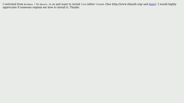 Ubuntu: Installing TikzEdt on Ubuntu 14.04 смотреть онлайн