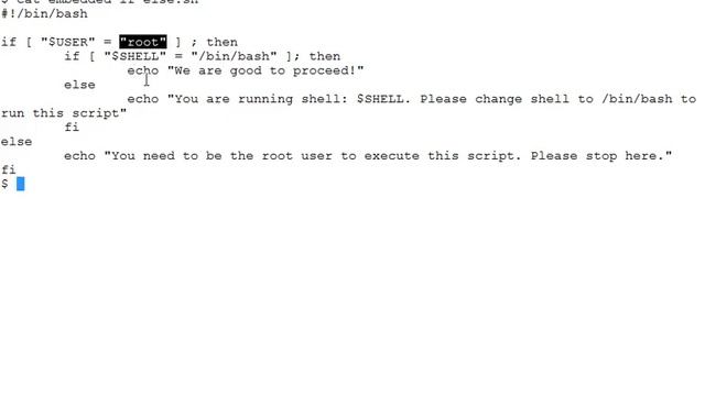 Bash Shell Scripting - Topic# 8 - Using Conditional Statements - Embedded "If... Else... смотреть онлайн