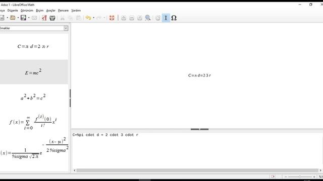 1 Ders LibreOffice Math temel anlatım смотреть онлайн