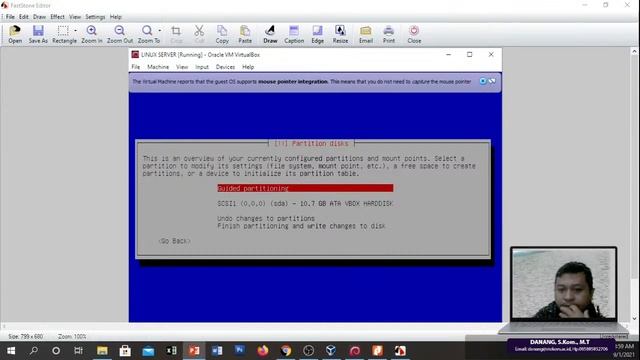 Instalasi Linux Debian di Virtual BOX смотреть онлайн