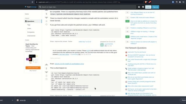 Unable to install all modules | VMware | Problema al ejecutar VMware player tras actualización Linu смотреть онлайн