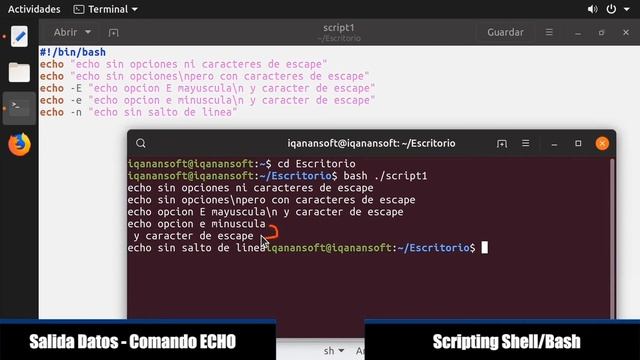 🟦 Scripting Bash. Salida de Datos utilizando Comando ECHO. ( Principiante ) смотреть онлайн