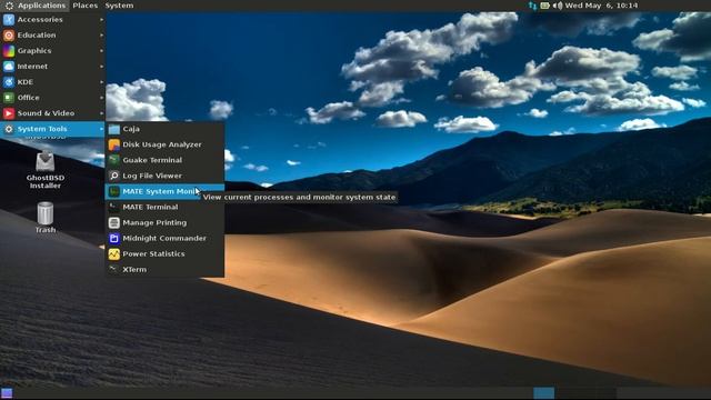 Quick preview on GhostBSD 10.1-BETA1 смотреть онлайн