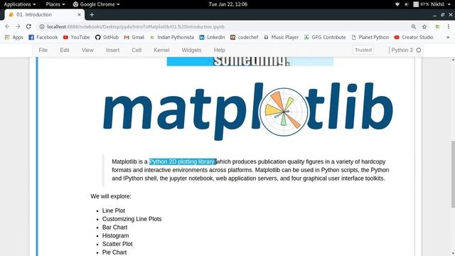 Introduction to Matplotlib (Part-1) | Getting Started смотреть онлайн