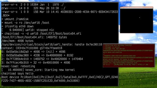 Booting Windows with kexec from Linux and remote attestation смотреть онлайн