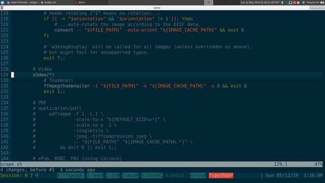 Ranger Video Thumbnails - Linux TUI смотреть онлайн