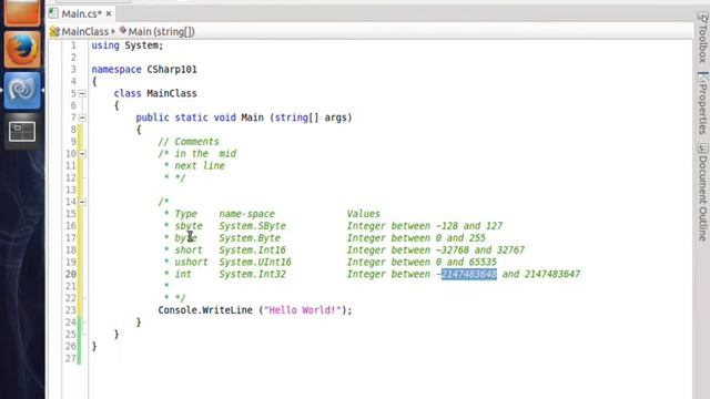 C Sharp on Ubuntu MonoDevelop Video 2 смотреть онлайн