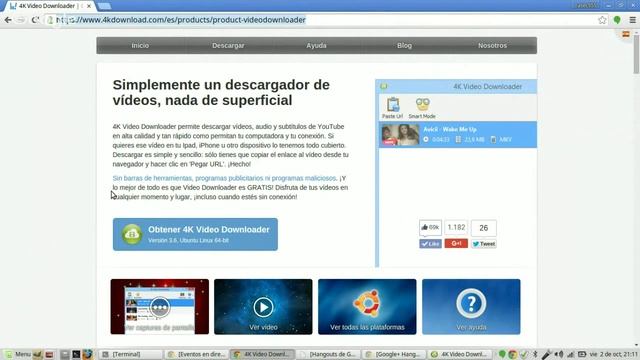 COMO DESCARGAR VIDEOS DEL YOUTUBE DESDE LINUX MINT 17.2 DIRECTO смотреть онлайн