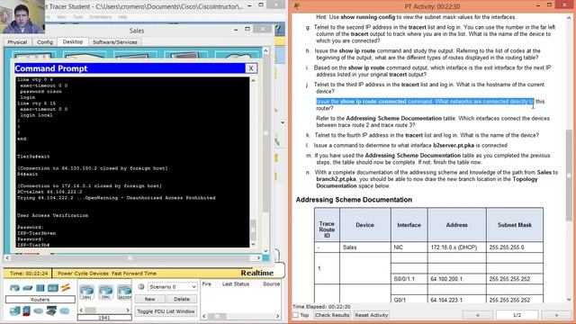 1.1.1.8 - 4.1.1.8 Packet Tracer - Using Traceroute to Discover the Network смотреть онлайн