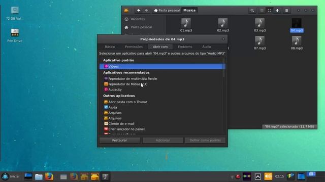 Mudar programa padrão para abrir arquivos no DuZeru Gnu/Linux 2 смотреть онлайн