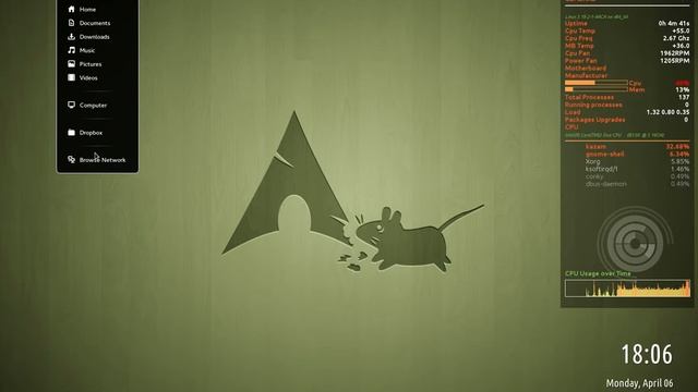 Arch Linux Discovered and trying out gnome 3.14 смотреть онлайн