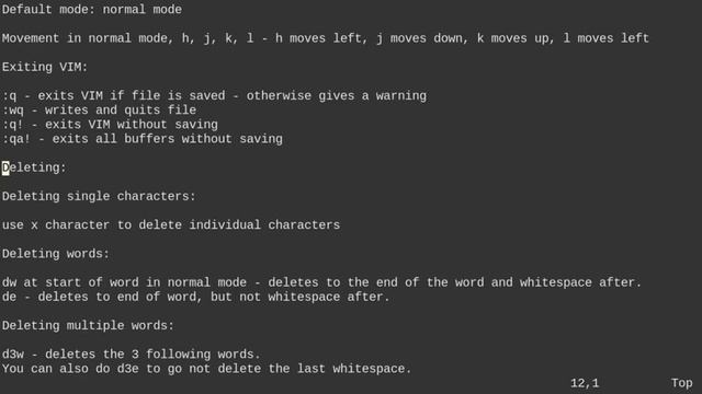 VIM Tutorial 1 смотреть онлайн