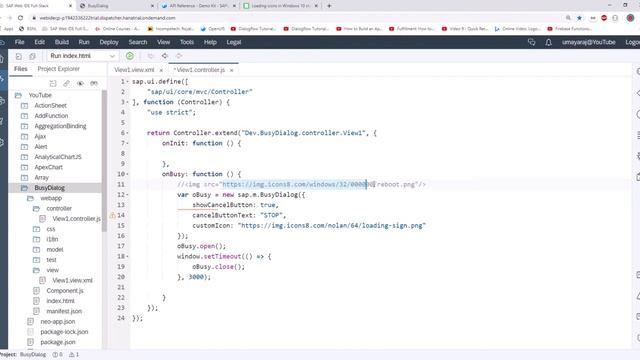 How to Use Busydialog | SAPUI5 | OPENUI5 смотреть онлайн