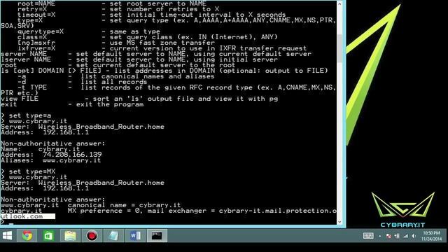 [M02] Footprinting - nsLookup смотреть онлайн