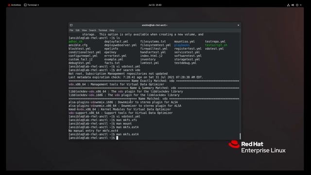 RHCE v8 Practice Session: Use Ansible modules: Storage devices – Part 2 смотреть онлайн