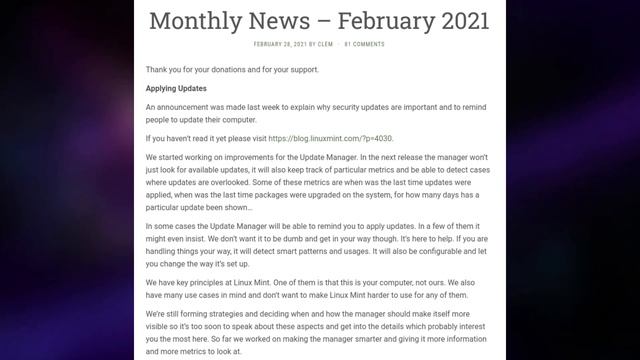 Linux Mint's Message To Users: Update Your System! смотреть онлайн