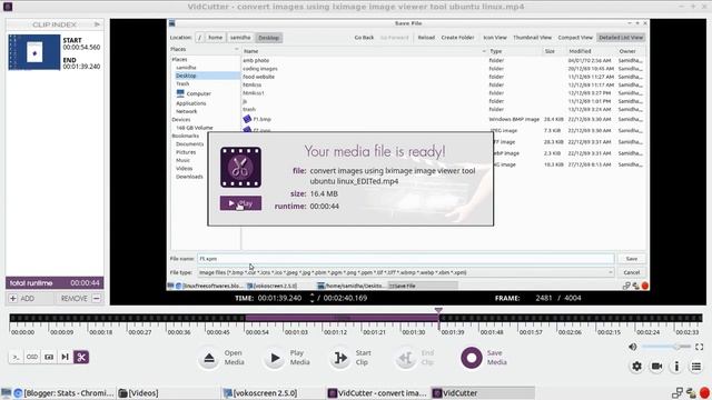 trim or cut video files using VidCutter tool on ubuntu linux смотреть онлайн