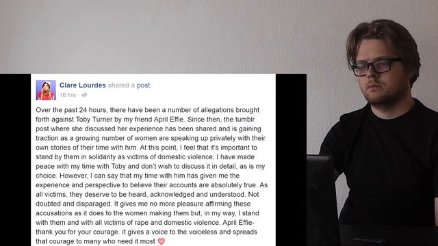 Toby Turner ( RAPE ) Allegations #DramaAlert Tobuscus Story Gets Bigger! REACTION!!!