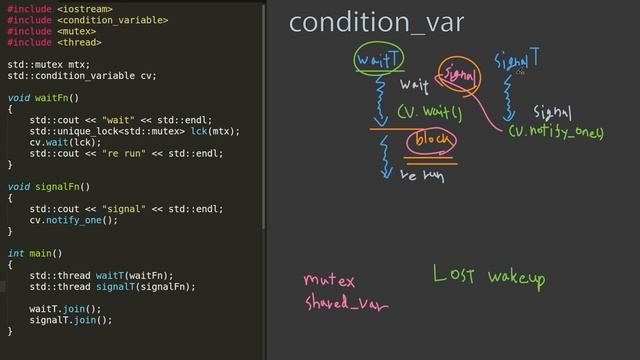 모던 C++, Condition Variable , 컨디션 베리어블 смотреть онлайн