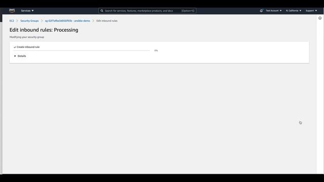 how to create aws security group using ansible смотреть онлайн