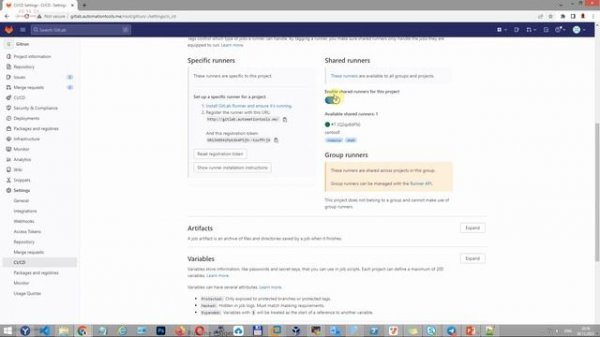 Install Gitlab-runner on linux