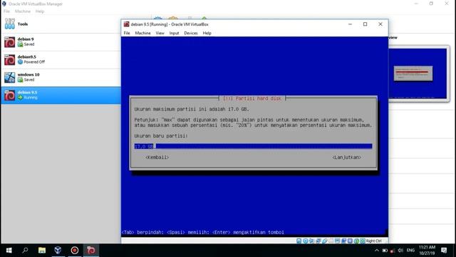 Cara install debian 9.5 di virtual box смотреть онлайн