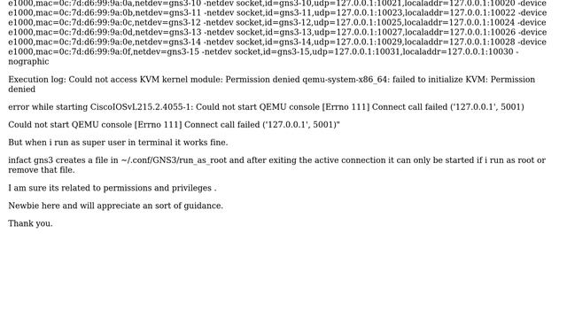 Ubuntu: Could not access KVM kernel module GNS3 смотреть онлайн