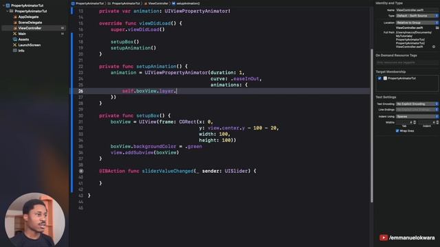 iOS Dev 38: Interactive Animator with UIViewPropertyAnimator | Swift 5, XCode 13 смотреть онлайн