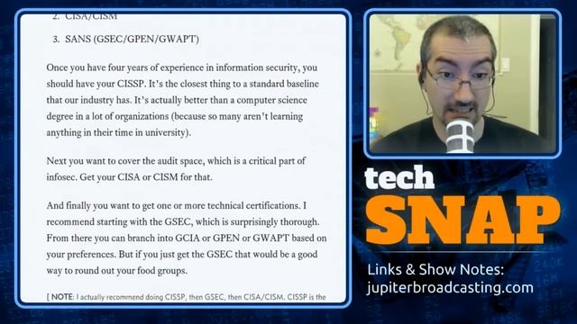 Day-0 of an InfoSec Career | TechSNAP 209 смотреть онлайн
