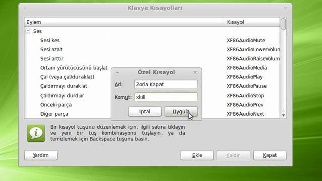 Linux Mint Klavye Kısayolu Ekleme : Zorla Kapat смотреть онлайн