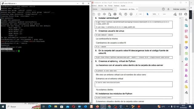 instalación de Odoo16 en Ubuntu Server смотреть онлайн
