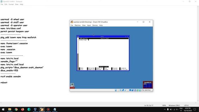 OpenBSD 6.8 How to Install IceWm 1.8.3 xenodm login manager смотреть онлайн