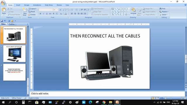 100 % Solution To Power Saving Mode Desktop Computers In Hindi смотреть онлайн