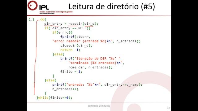 Capítulo 8 - parte 3 - Metadados & Diretórios - Iterar diretórios смотреть онлайн