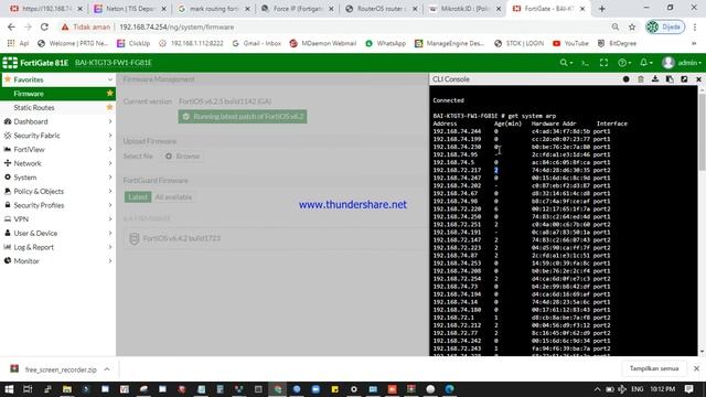 Cara Setting ARP Static di Fortinet Fortigate CLI #Fortigate #Fortinet #mikrotik #tutorial смотреть онлайн
