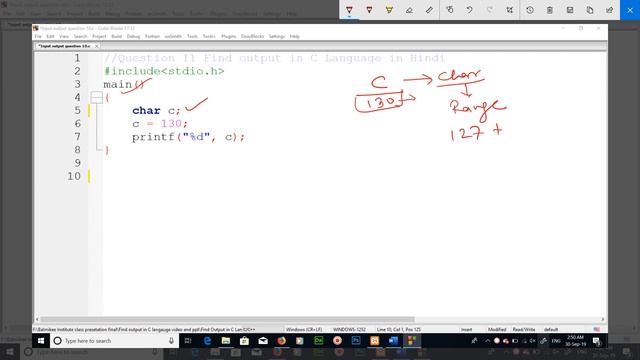 Question 11 Find Output in C Program in Hindi смотреть онлайн