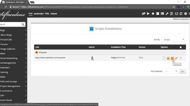 How to uninstall Ampache from cPanel with Softaculous смотреть онлайн