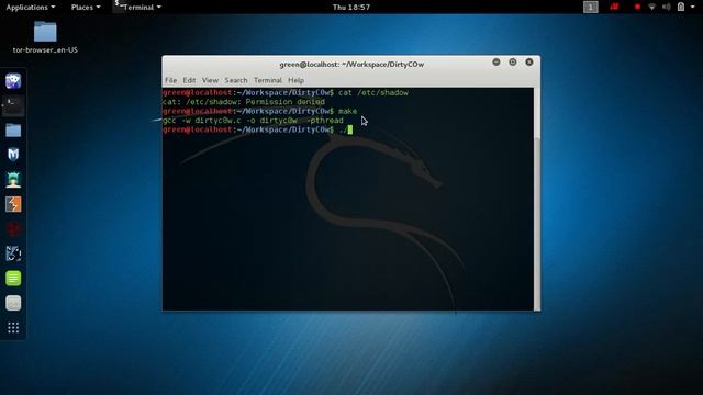 Dirty cow on kali linux 2.0 смотреть онлайн