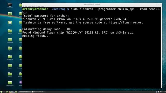 Programming an eeprom with a CH341A and flashrom. смотреть онлайн