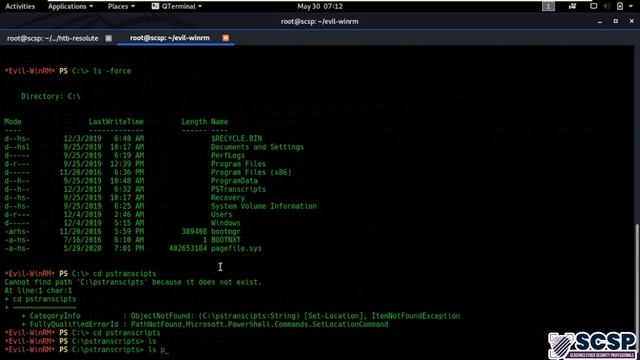 CTF Walkthrough - HacktheBox - Resolute смотреть онлайн