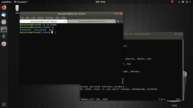 Cara menghapus user di linux tapi file user masih tetap utuh #09 смотреть онлайн