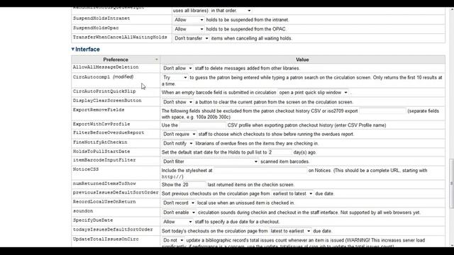 Koha Global System Preferences Tutorial смотреть онлайн