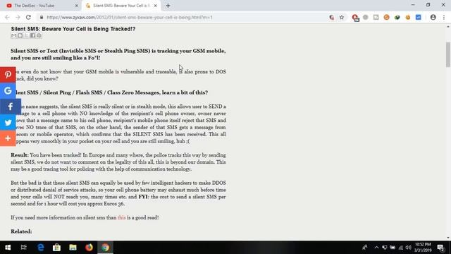 Explained! Silent PING SMS DDOS On Mobile Phones смотреть онлайн