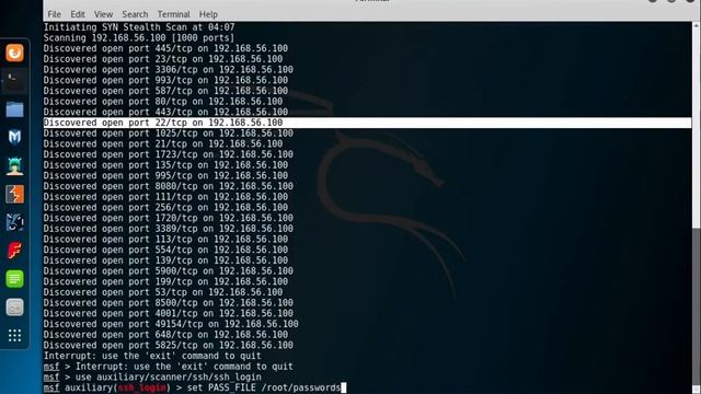 T-Pot: [1]: Ataque de brute-forece con Metasploit a SSH смотреть онлайн