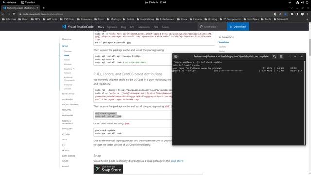 01 Instalar Visual Studio Code en Fedora смотреть онлайн
