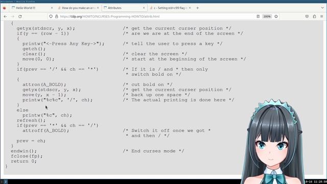 Programming in C While Emacs Tries To Stop Me. Ncurses TODO App смотреть онлайн