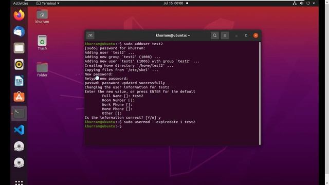 How to Enable Disable User Account in Linux смотреть онлайн