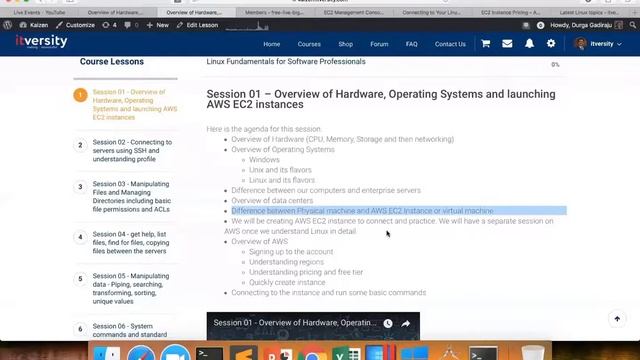 Session 01 - Overview of Enterprise Infrastructure - 10 Basic Linux Commands смотреть онлайн
