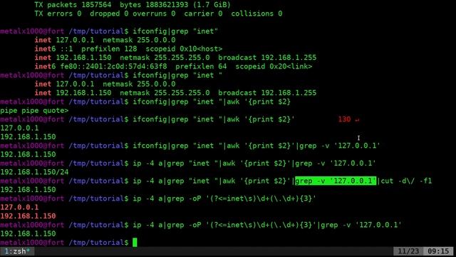 Get Your IP Address in the Linux Shell смотреть онлайн