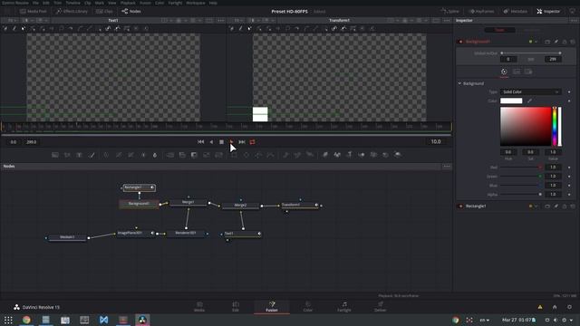 Resolve 15 on Linux: How to Create Animated Titles Templates w Macros! смотреть онлайн